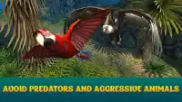 Wild Parrot Sim 3D: Jungle Bird Fly Game Screen Shot 1
