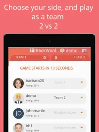 Rackword - Free real-time multiplayer word game Screen Shot 17