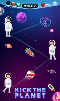 Galaxy Sky Planet Ball Games Screen Shot 0