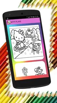 Coloring Book for Kitty Cat Screen Shot 6