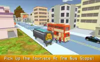 Blocky Bus SIM: Tourist Drive Screen Shot 3