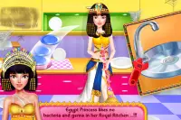 Египет Принцесса Королевский дом Уборка девочек иг Screen Shot 6