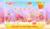 Pony in Candy World - Petualangan Arcade Game Screen Shot 5