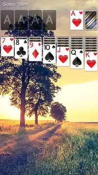 Solitaire Country Road Theme Screen Shot 0