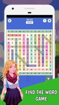 Word Search Free Puzzle Game Screen Shot 1