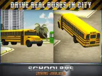 Schoolbus सिम्युलेटर 3 डी Screen Shot 5