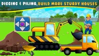 İnşaat oluşturucu kamyon: ev inşa oyunları Screen Shot 0