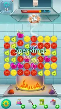 Food Match - Free Match 3 Puzzle Games Screen Shot 1