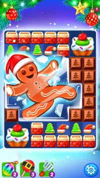 Christmas Cookie: Match 3 Game Screen Shot 2