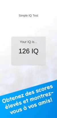 Simple IQ Test Screen Shot 2