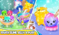 Six Gallon Squishy Slime Membuat Jelly: Fluffy Screen Shot 1