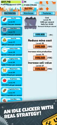 Idle Industry: Get Rich! Screen Shot 1