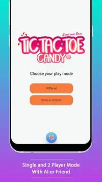 Tic Tac Toe Candy Screen Shot 1