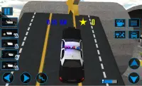 Policja samochód jazdy 3D Screen Shot 6