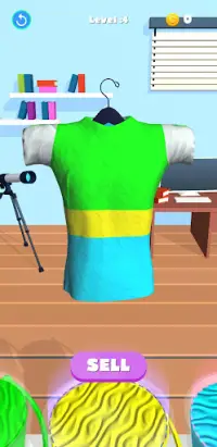 Tie Dye Clothes Game Screen Shot 0
