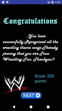 Guess The WWE Theme Song Screen Shot 1