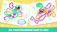 Pets Drawing for Kids and Toddlers games Preschool Screen Shot 3