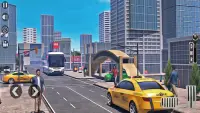 taxi simulator game hebat 3d Screen Shot 4