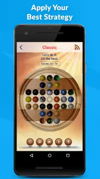 Marble Solitaire : Brainvita Peg Board Game Screen Shot 2