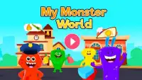 My Monster World - Town Play Games for Kids Screen Shot 0