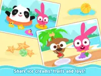 Purple Pink Summer Beach-Kids Party Education App Screen Shot 9