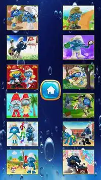 Smurf _ The Immortal puzzle game. Screen Shot 1