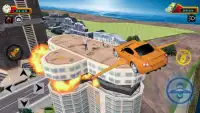 Car Flying Shooting Adventure 3D Volanti Game Screen Shot 1