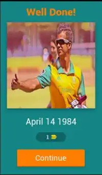 Guess Cricket Players Birthday Screen Shot 1