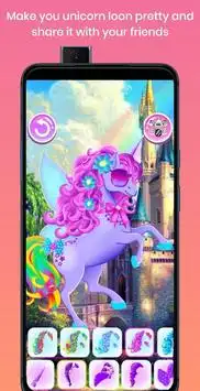 Unicorn Dress Up : Magic Horse Girls game Screen Shot 3