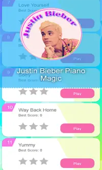 Justin Bieber Holy: Dream Music Piano magic Screen Shot 2