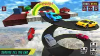 Het onmogelijke Sporen Auto stunts Race Screen Shot 3