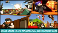 Pixel Block Battle Gun 3D FPS Screen Shot 0