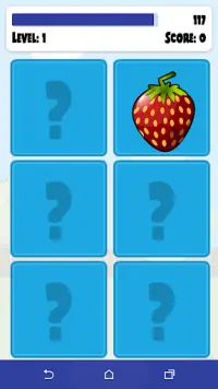 Fruits Memory Game for kids Screen Shot 1