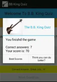 B.B. King Quiz Screen Shot 6