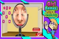 Girl Games : Nose Makeup Screen Shot 2