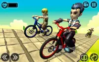 Fearless BMX Bicycle Stunts 3D Unmögliche Strecken Screen Shot 0