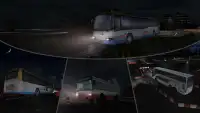 Coach Bus Night Parking 3D Screen Shot 12
