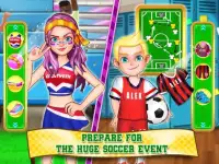 Soccer Day with Sister - Jogar esportes Screen Shot 0