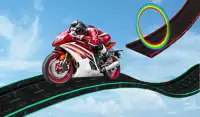 Racing In Moto Bike Stunt : Impossible Road Game Screen Shot 2