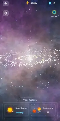 Idle Galaxy-Planet Creator Screen Shot 0