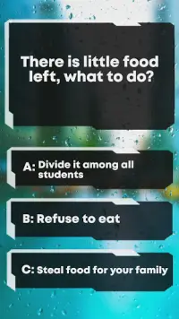 Zombies in the School: Text Game Screen Shot 2