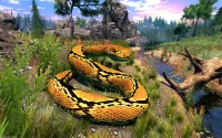 Scary Anaconda Game 3D - Wild Angry Animal Attack Screen Shot 0