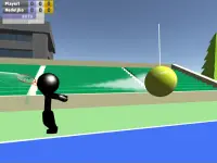 Stickman 3D Tennis Screen Shot 5