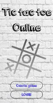 Tic tac toe Online Screen Shot 0