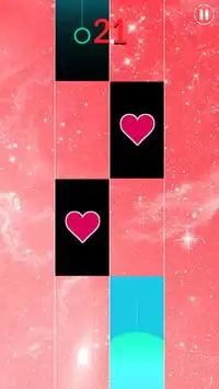 Heart Piano Tiles Screen Shot 5