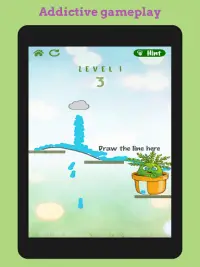 Flower Rescue: Great physics-based puzzle game Screen Shot 10