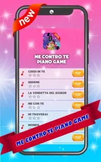 Me Contro Te Piano Game Screen Shot 0