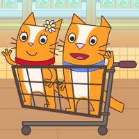 Cats Pets: Supermarket! Jogos de crianca!