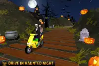 Halloween Party Bike Driver Screen Shot 8