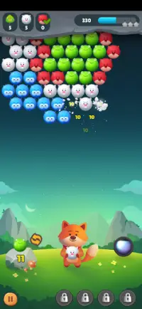 Bubble Shooter Fox Screen Shot 6